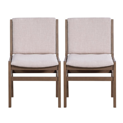 Ensemble de 2 chaises avec coussins moelleux