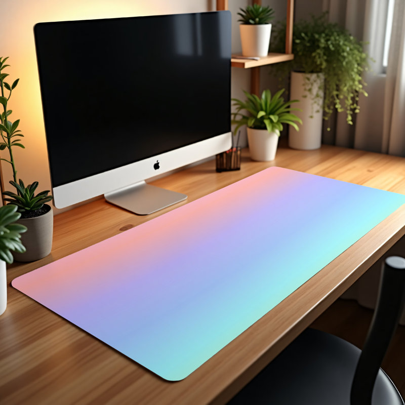 Polyester Desk Pad, 23.6x13.8
