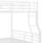 Full XL Over Queen Size Metal Bunk Bed With Underbed Trundle Option-302900433