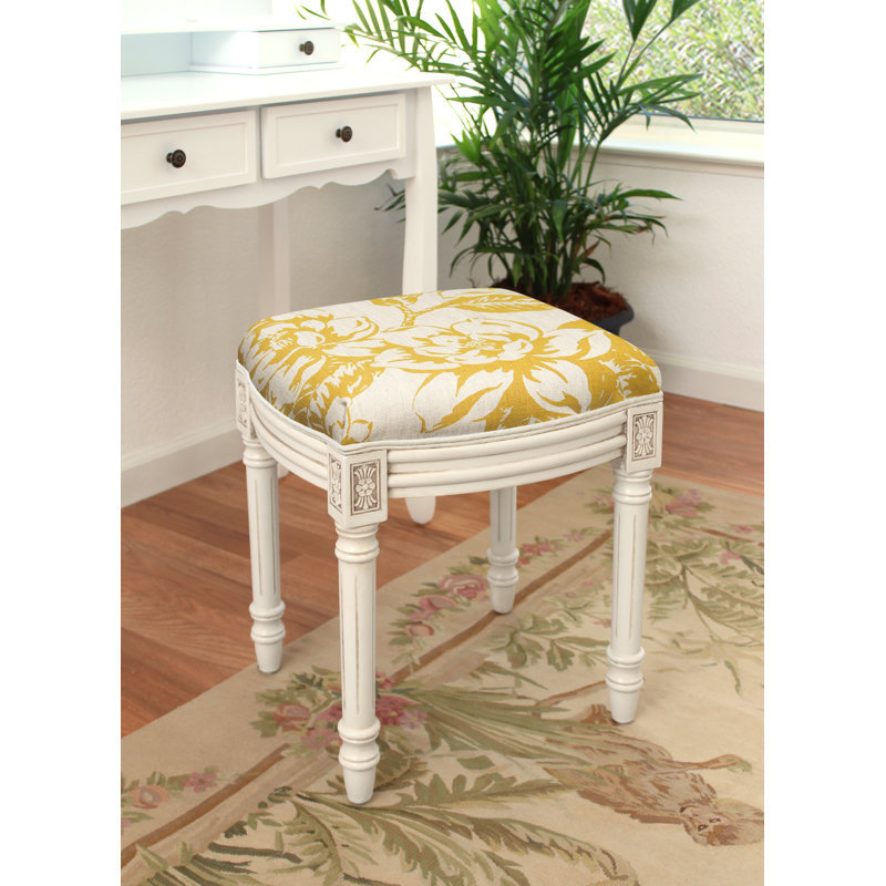 Tabouret de coiffeuse Caramel, Moutarde