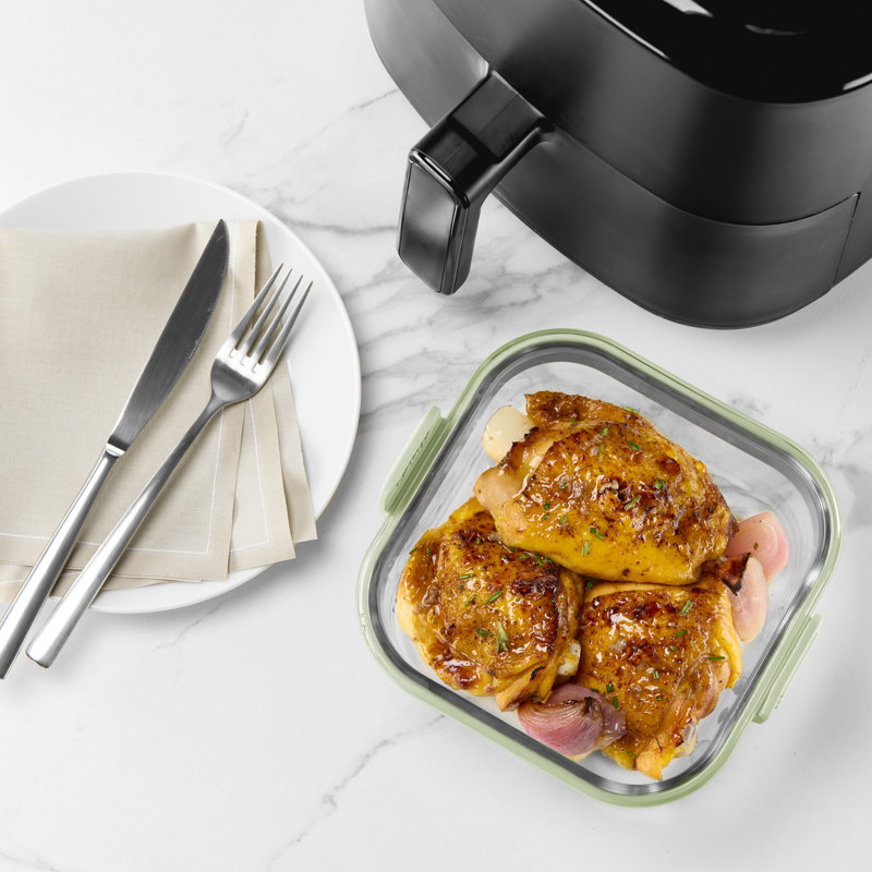 Lékué Air Fryer Square Glass Dish 