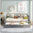 Full Size Daybed Wood Bed With Twin Trundle, Space-Saving And Multi-Functional Design For Modern Living-1677659790