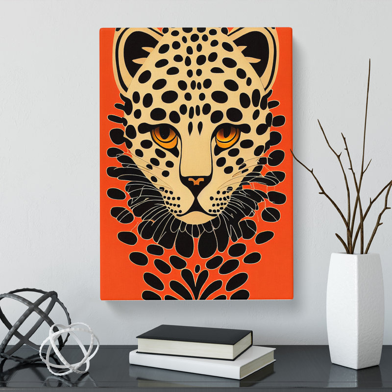 Leopard Deco Vol.2 - Wrapped Canvas, 76cm H x 50cm W x 3cm D