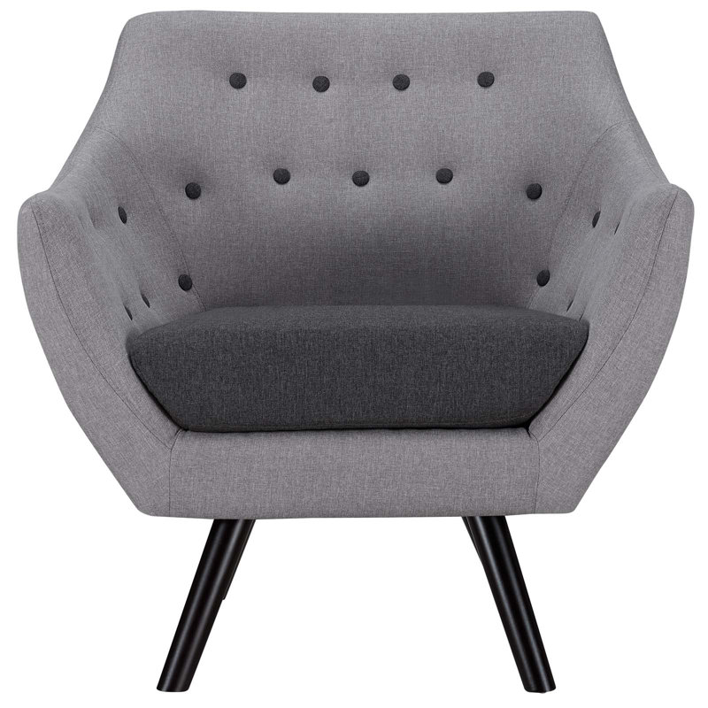 Fauteuil Allegory par Modway, Gris clair