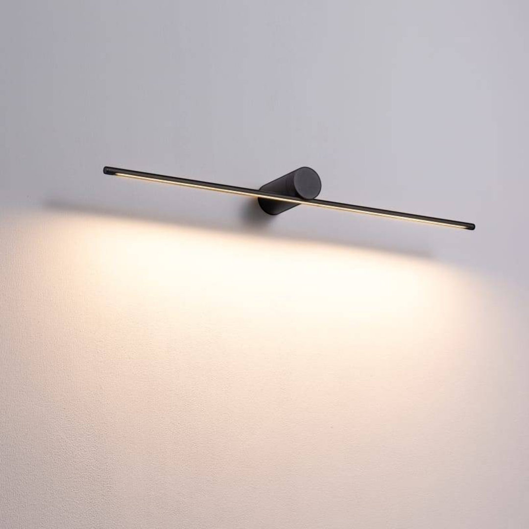 B&Q -  Ultrabeam Picture Wall Light Fitting Black Finish 11Watt Warm White Led 800mm Wide - Image 3