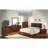 Elegant Cherry King Storage Bed