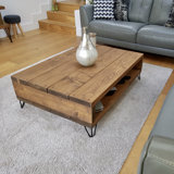Hedger Handmade Solid Wood Coffee Table with Storage