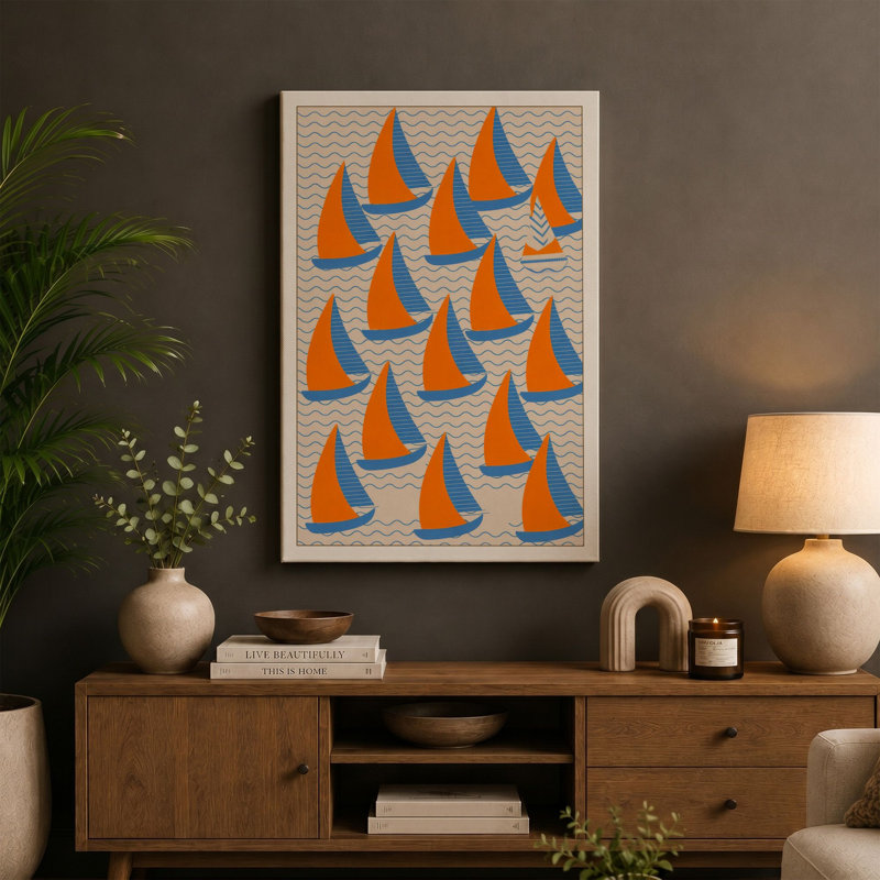 Print, 30x20 - 76.2 x 50.8 cm, Teal Border