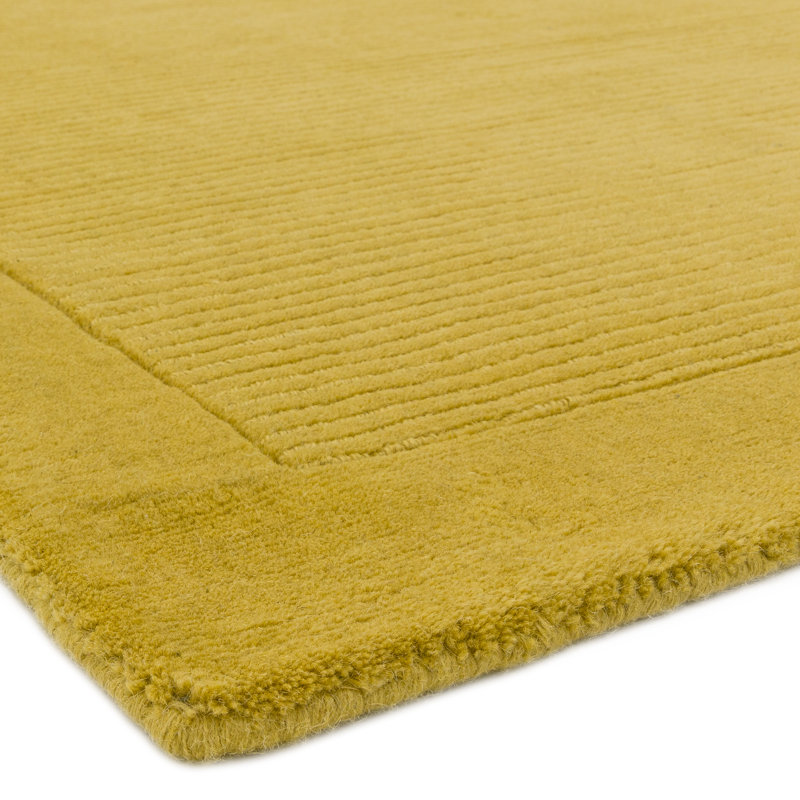 Tulane Solid Colour Wool Hand Woven Area Rug, Runner 68 x 240cm