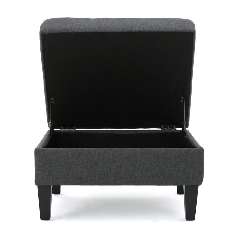 OTTOMAN DE RANGEMENT, Gris foncé