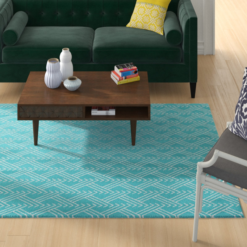 Jordao Geometric Indoor Rug, Rectangle 3' x 5'