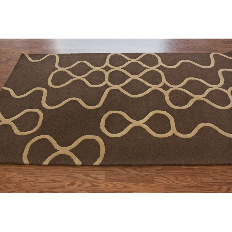 Tapis brun Inesh, 5' x 8'