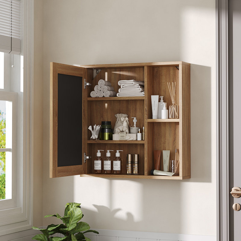 Glass Freestanding Bathroom Cabinet