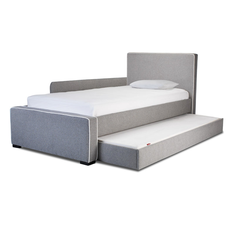 Lit convertible pour tout-petit avec couchette Ilene, Full, Silver