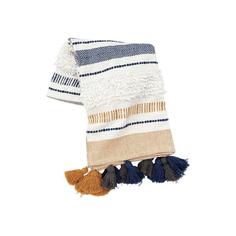 Barton Ochre Throw Blanket