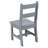 Brittanya Kids 3 Piece Solid Hardwood Table and Chair Set for Playroom, Kitchen-1037046317