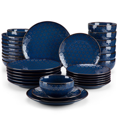Edwana 32 Piece Stoneware Dinnerware Set - Service for 8
