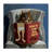 Squirrel Reading Red Book On Chair Sassy Humor by Lucia Heffernan - Painting-105589488-105589489