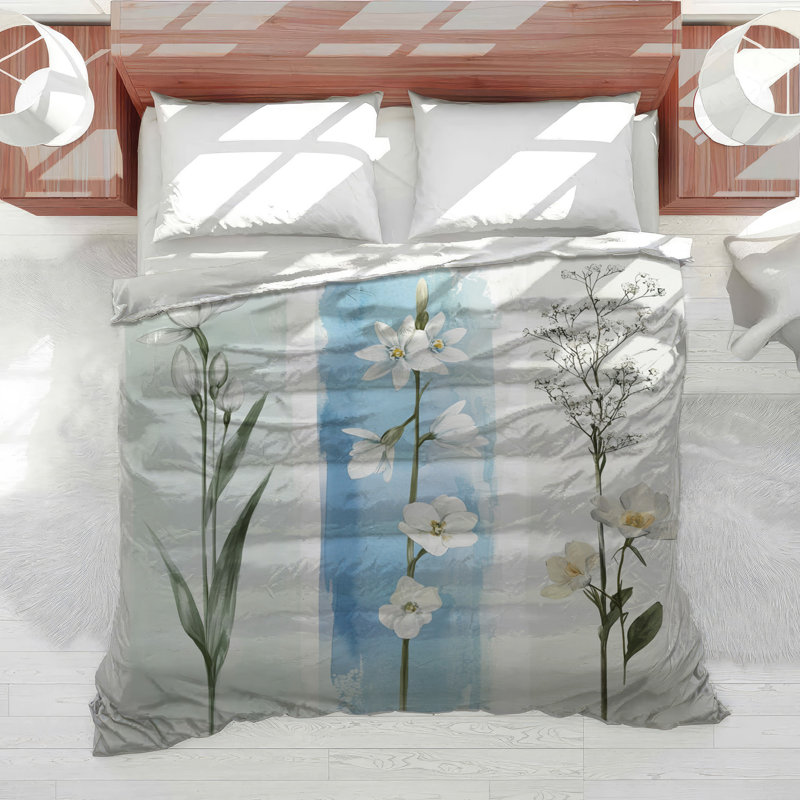Édredon Botanical Bedding Floral Shabby Elegance, Édredon simple