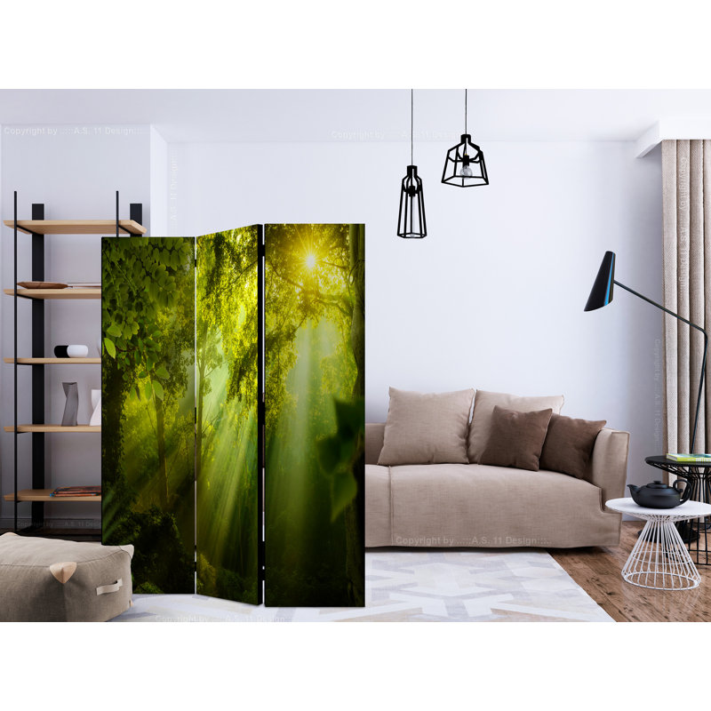 Calloway 172cm H Folding Room Divider, 3