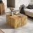 Wood-Look Square-Column MGO End Table(Only Including Table)-390147086-390147085