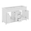 Meuble-lavabo 58 po seulement, 3 tiroirs et 4 portes
