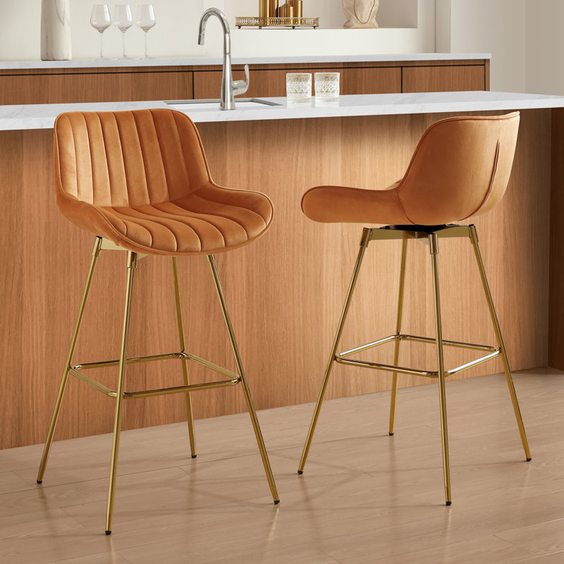 Neuhaus 73.5Cm Swivel Bar Stool, Caramel