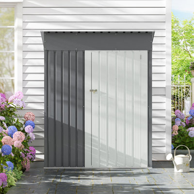 5'x3'ft Outdoor Storage Shed For Patio Furniture And Tools