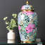 Abdulkader Modern Ceramic Ginger Jar with Lid, Stylish Living Room Decor-732193202