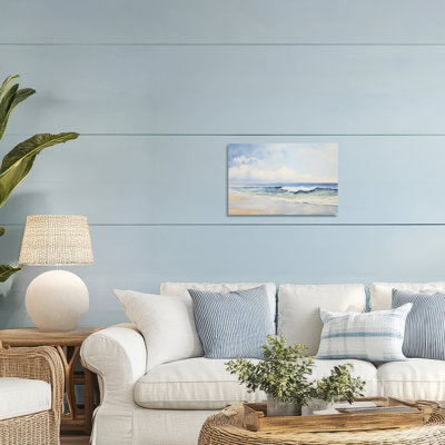 «Watercolor Beach Serenity Canvas», design par Creative Studio