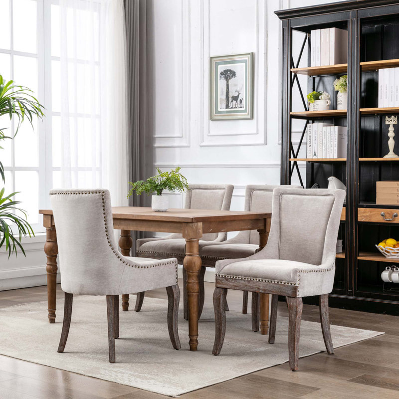 Chaise d'appoint de 24 po de largeur Shamen, Beige