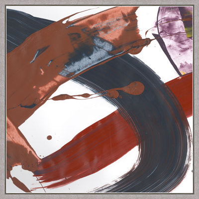 «Colorful Expressions 9» par Thom Filicia, peinture sur toile à cadre flottant