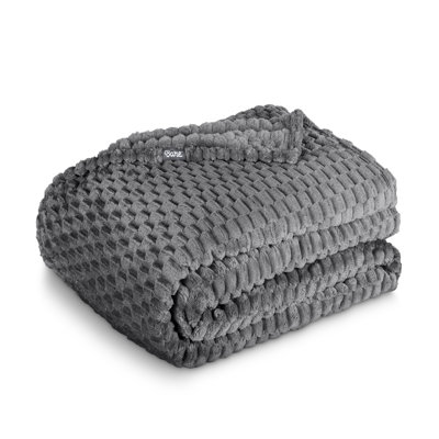 Plush Textured Microplush Fleece Blanket