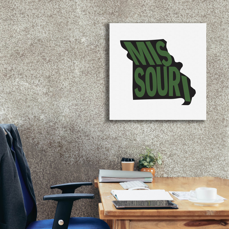 «Missouri 2» par Art Licensing Studio, art mural sur toile, H 26 po x l 26 po