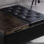 Repose-pieds carré en bois massif avec rangement 31,5 po Marcelles-146959365