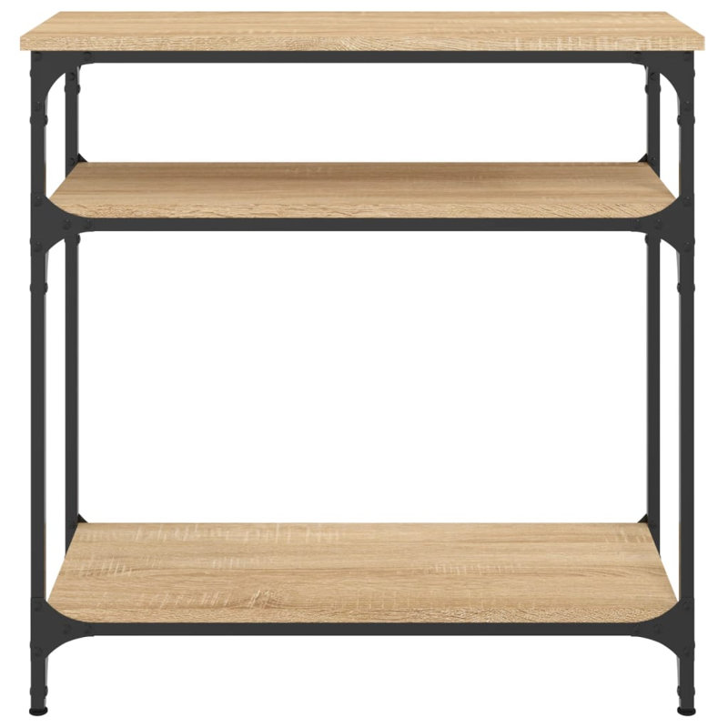 Console Table, 75cm H x 75cm W x 29cm D, Sonoma Oak
