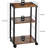 Mangeram 24.6'' H x 15'' W Printer Stand with Wheels