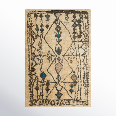 Semele Brown Hand-Knotted Jute Rug