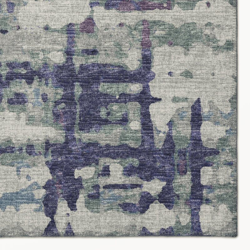 Lytisha Chenille Abstract Indoor Rug, Rectangle 9' x 12'