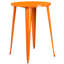 Ensemble de tables de bar rondes en métal pour l'intérieur et l'extérieur Gyala-96104965-96103402
