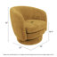 Fauteuil demi-tonneau pivotant Genoa-359074586