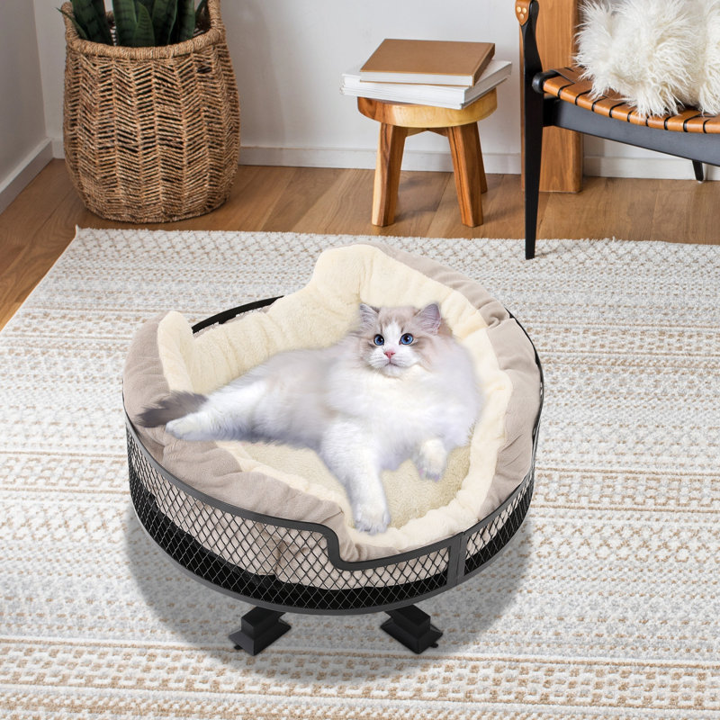 Stainless Steel Cat Desk Bed