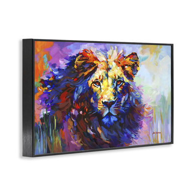 «Paint Strokes Lion», estampe numérique par Leon Devenice