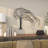 Metal Indoor Outdoor Tree Home Wall Decor with Long Branch