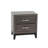 Rustic Nightstand, 2-Drawers Bed Side Table
