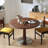 French style solid wood round dining table