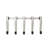 Schook Over-the-Door 5 Hook Rack