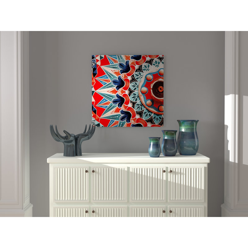 Handmade Boho Abstract Wall Decor on Metal