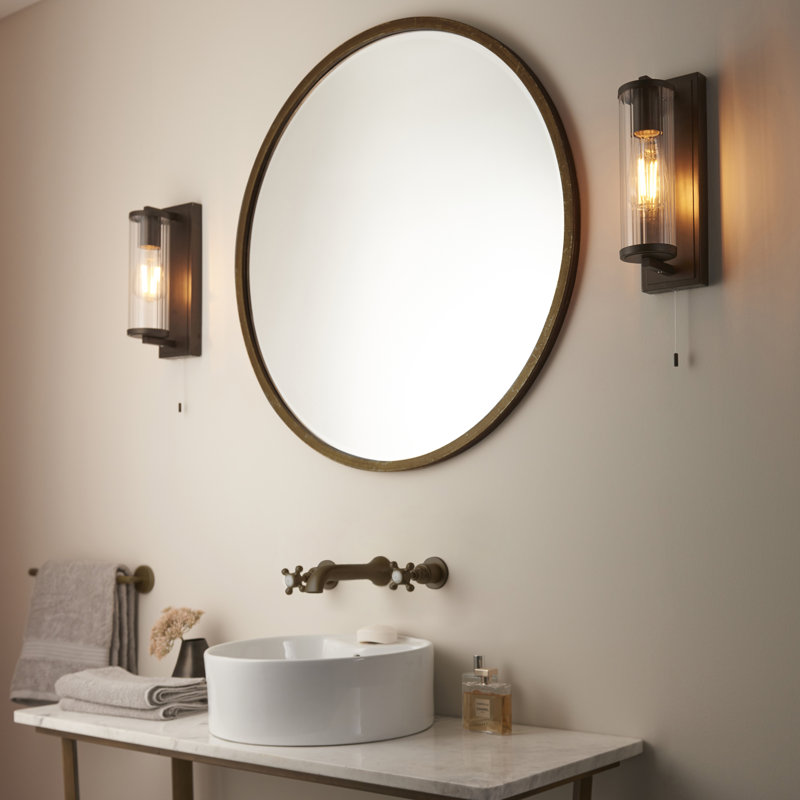 Orwin Candle Wall Light, Dark Bronze