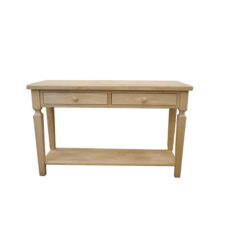 Console en bois massif 16 po Harini